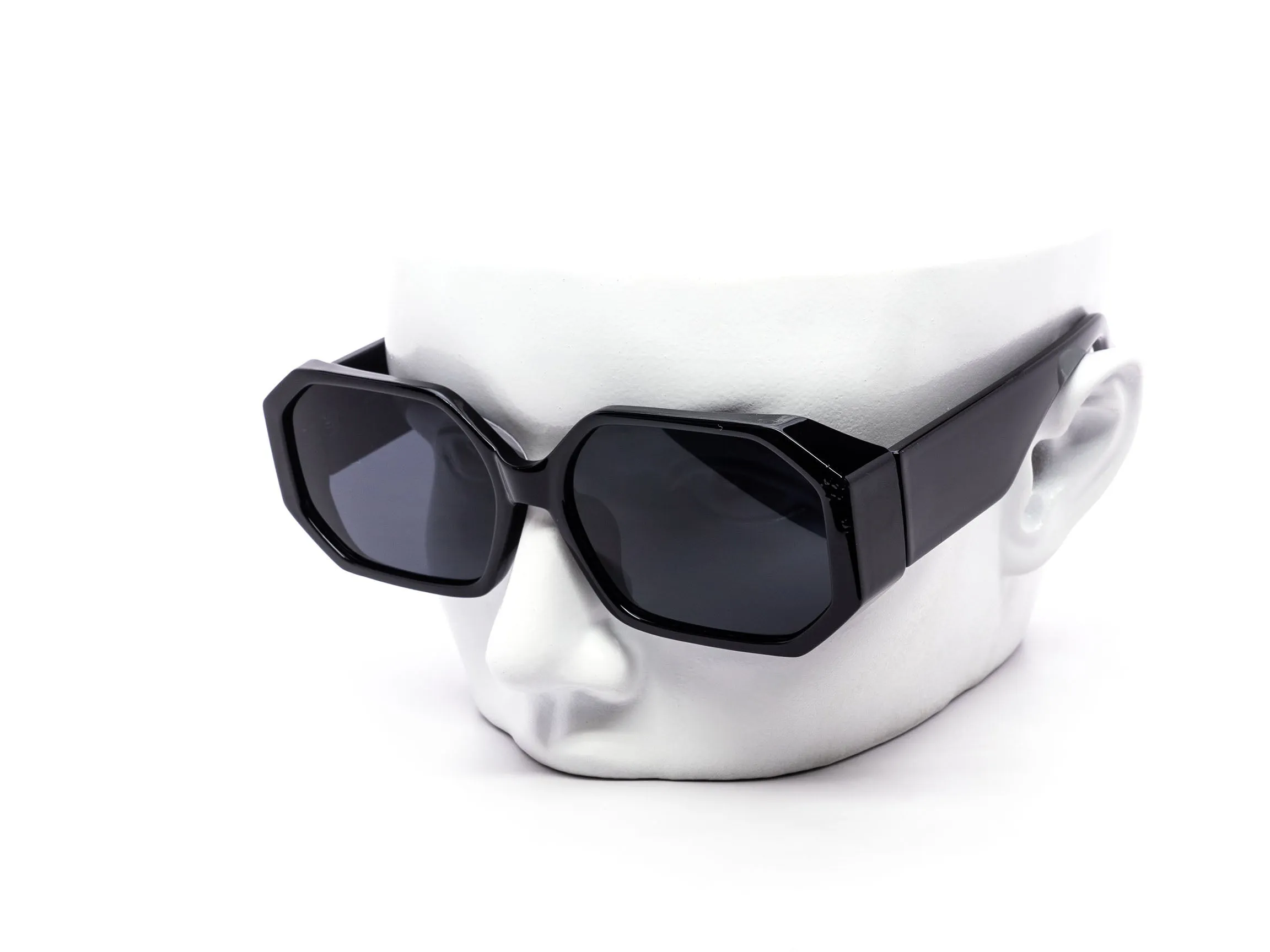 12 Pack: Bold Geometric Chunky Festival Wholesale Sunglasses
