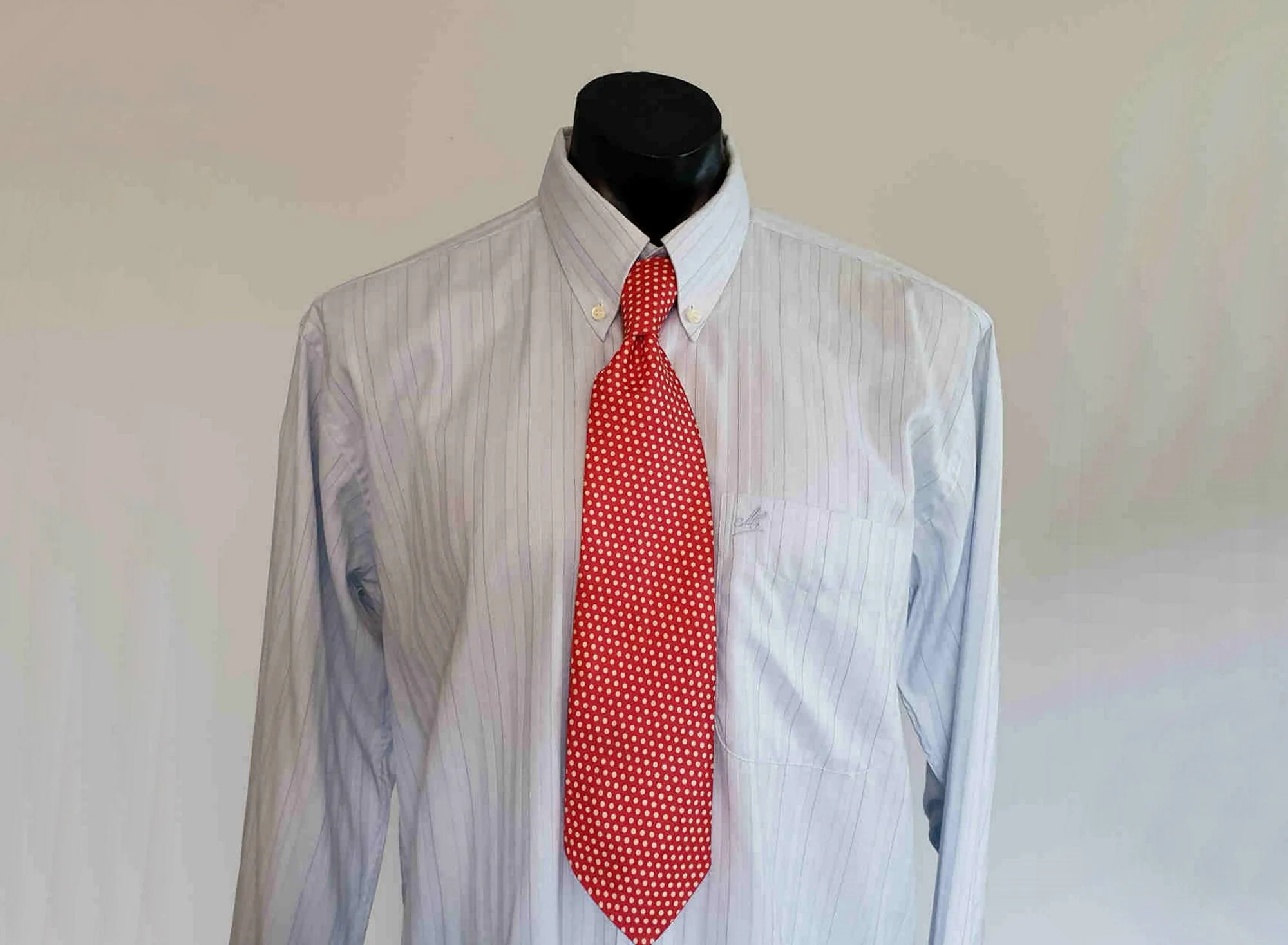 1960s Red Polka Dot Tie
