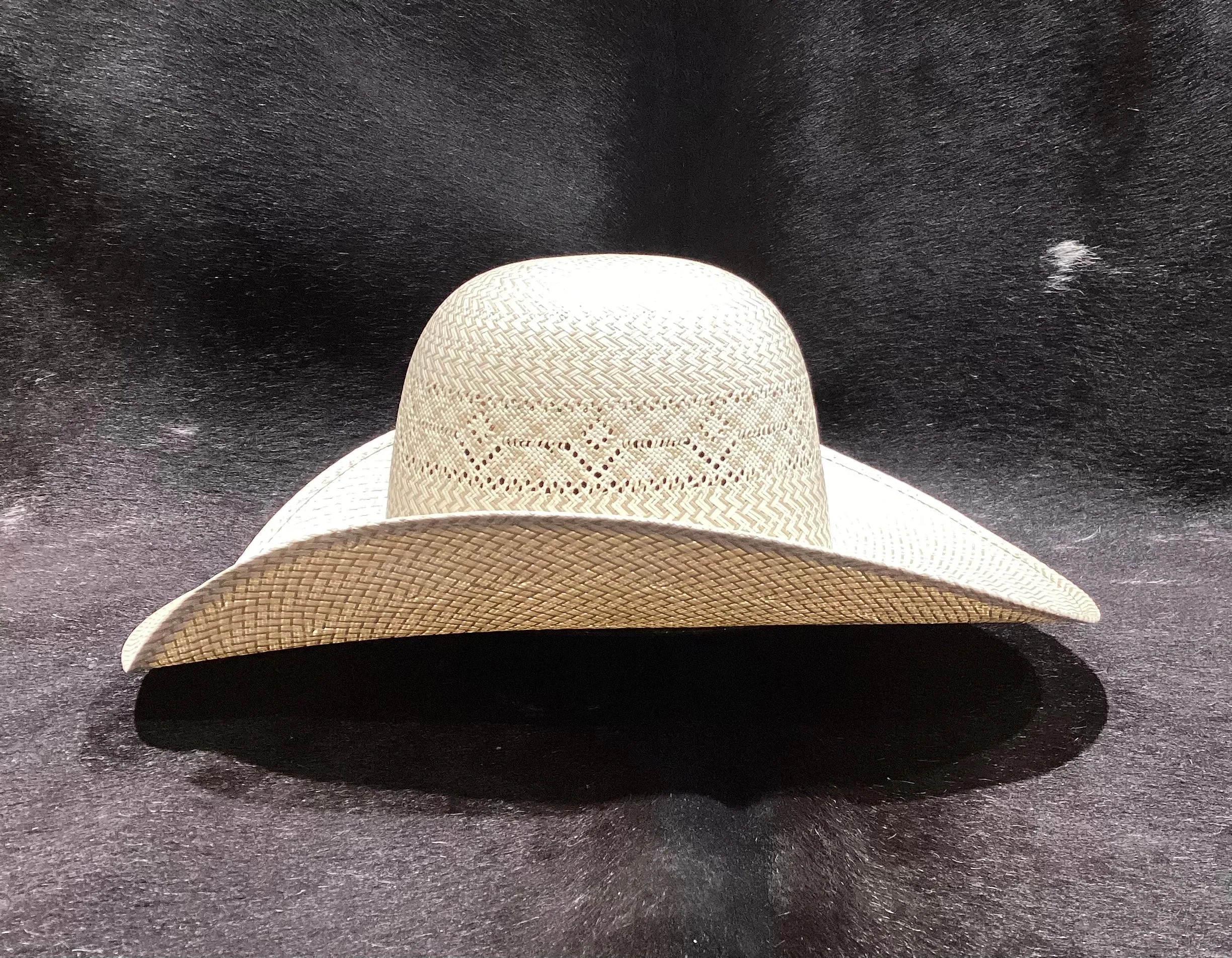 ATWOOD THREE RIVERS OPEN CROWN STRAW COWBOY HAT