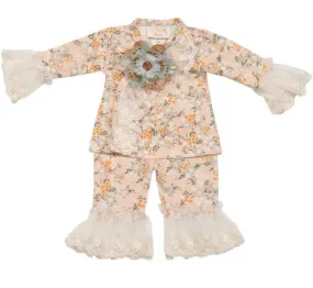 Ava's Garden Crisscross set by Haute Baby