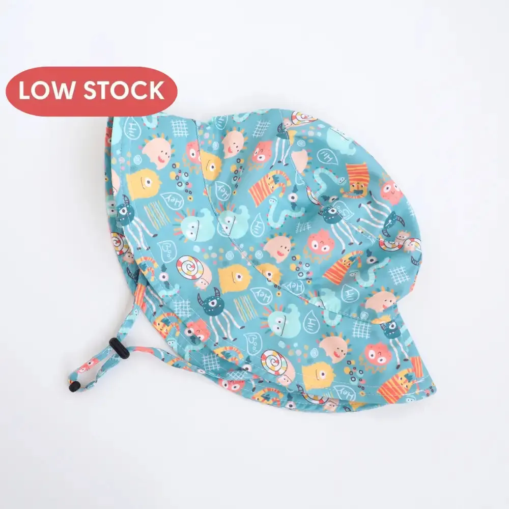 Baby & Kid Sun Hat - Monster Party