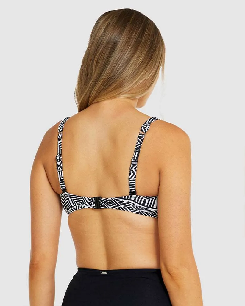 Baku Calcutta Square Neck Bralette Bikini Top