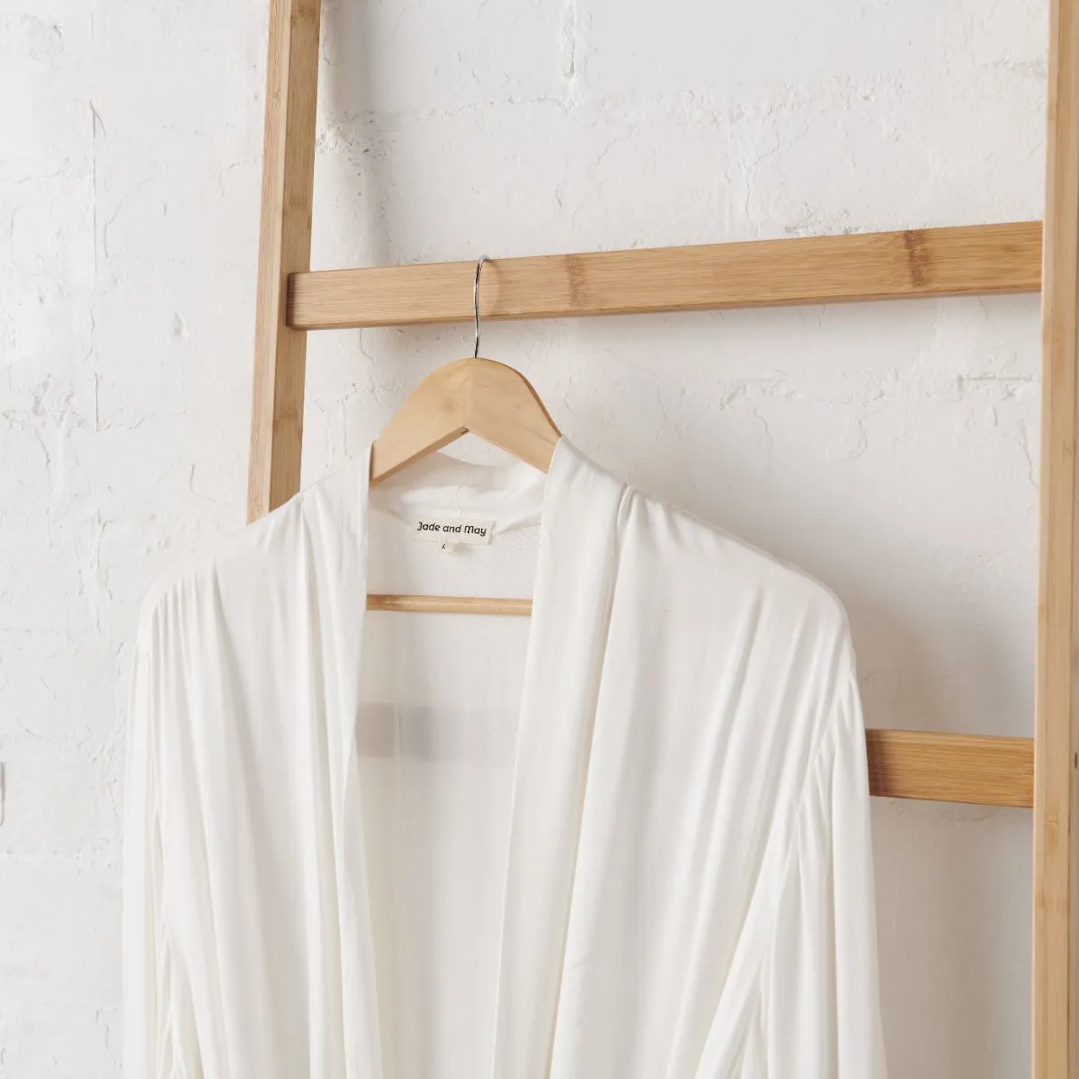 Bamboo Robe in White