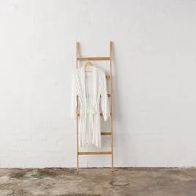 Bamboo Robe in White