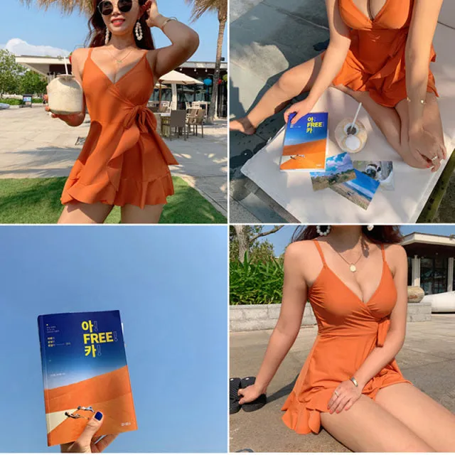 Bathing Suit Push Up One Piece