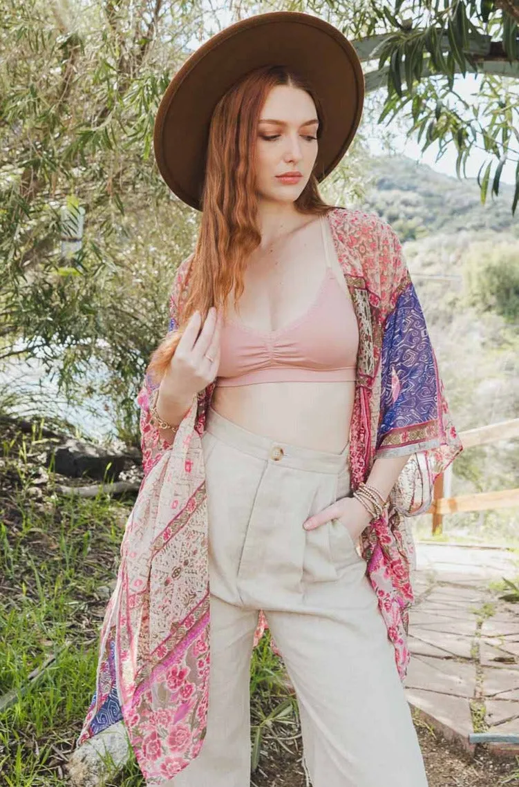 Bohemian Burnout Velvet Kimono
