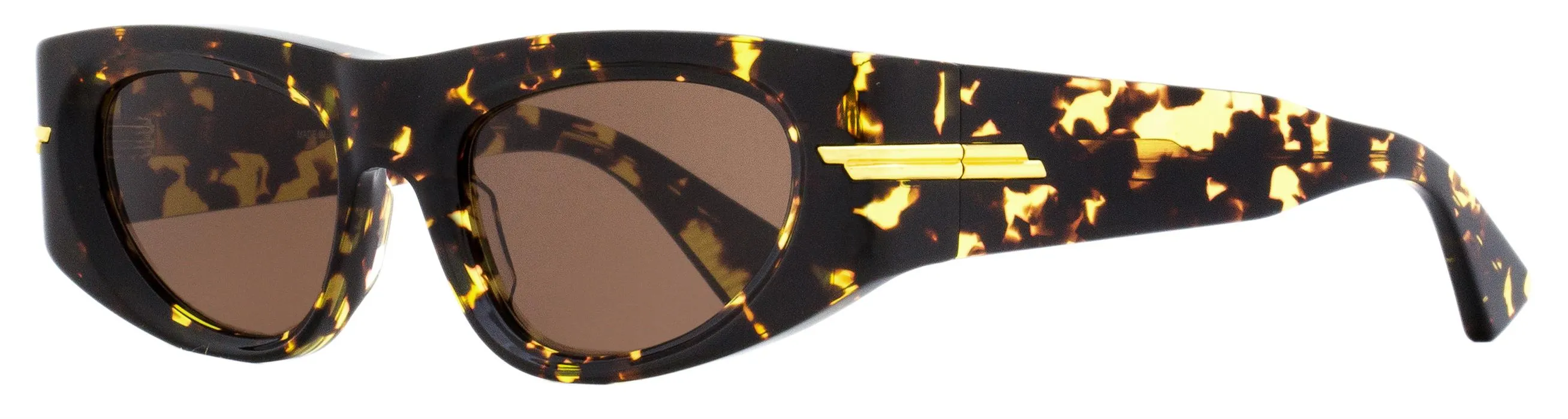 Bottega Veneta Women's Cat Eye Sunglasses BV1144S 002 Blonde Havana 51mm