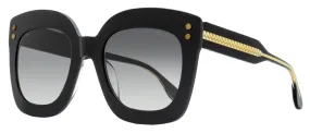 Bottega Veneta Women's Intrecciato Sunglasses BV0238S 001 Black 51mm