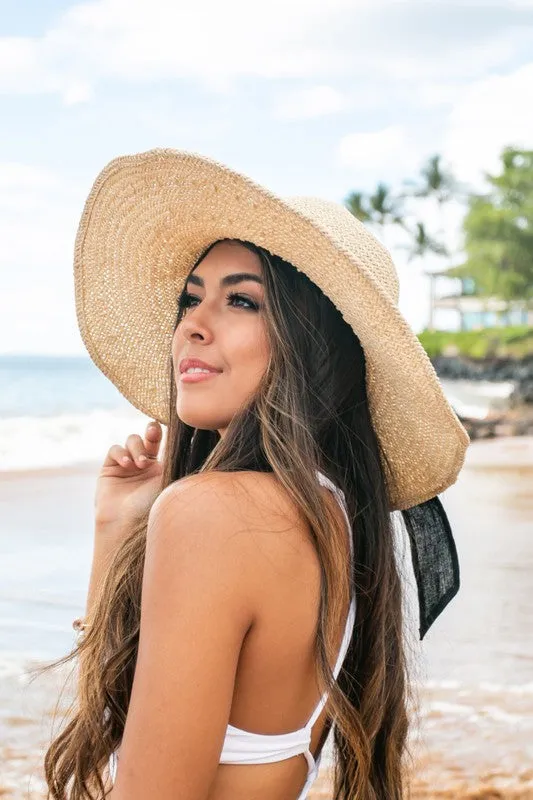 Bow Accent Sun Hat