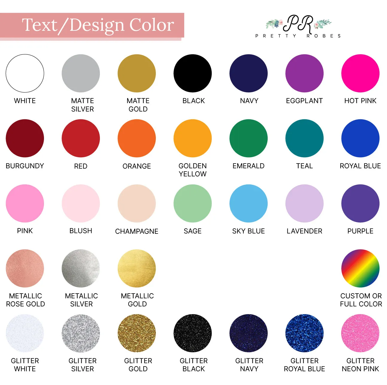 Bridal Templates - Custom Name Bridal Robes