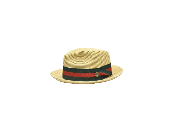 Bruno Capelo Tan Beige Men's Casual dress straw hats