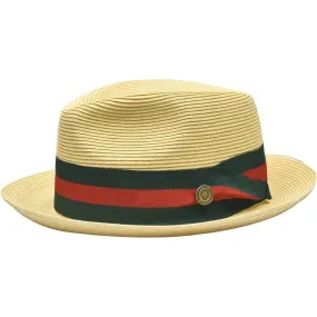 Bruno Capelo Tan Beige Men's Casual dress straw hats