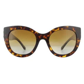 Bvlgari Sunglasses BV8214B 504/T5 Dark Havana Brown Gradient Polarized