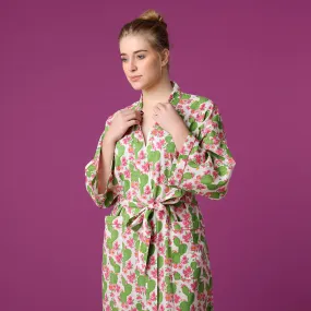 Cactus Flower Robe
