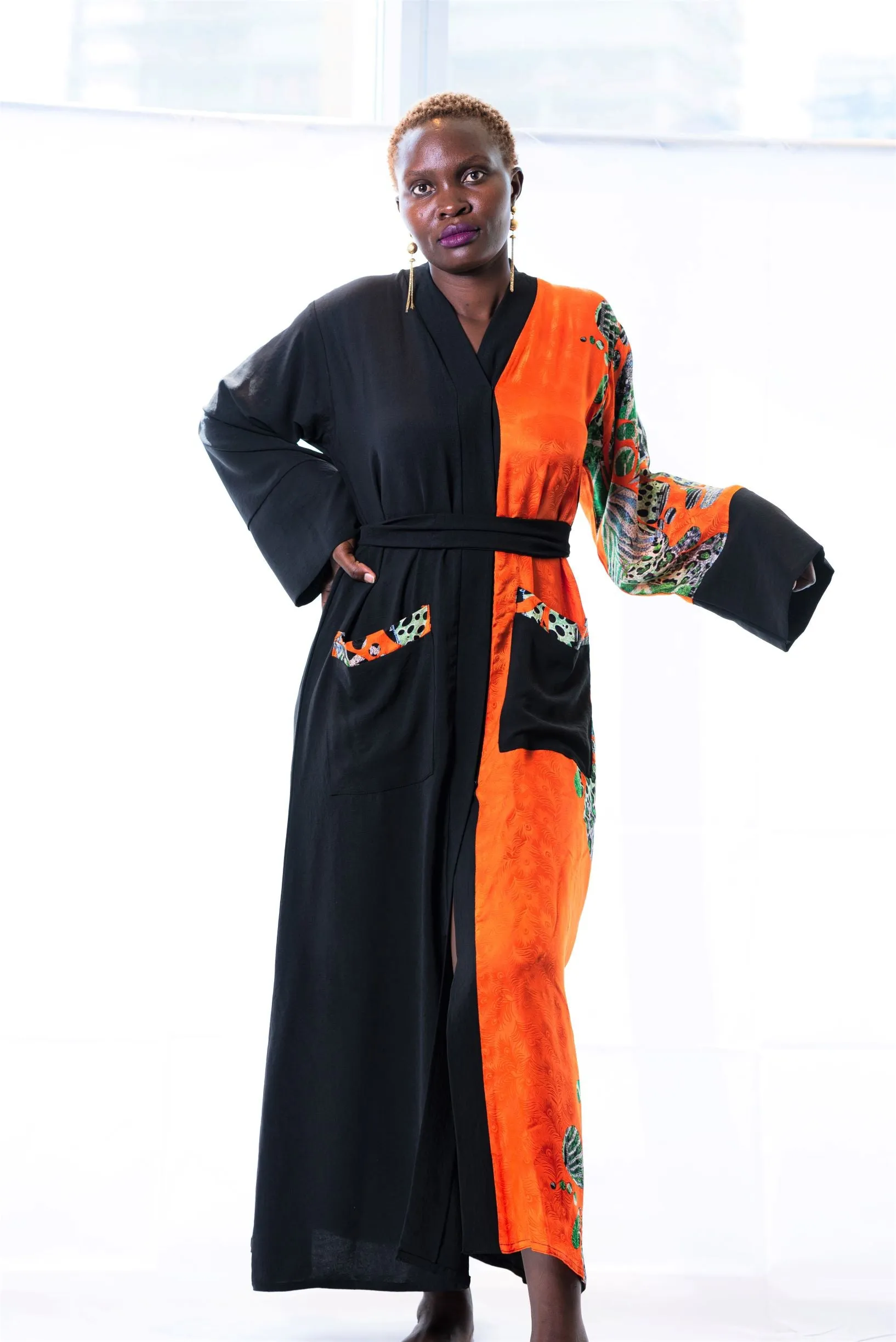 Caroline Silk Kimono Robe