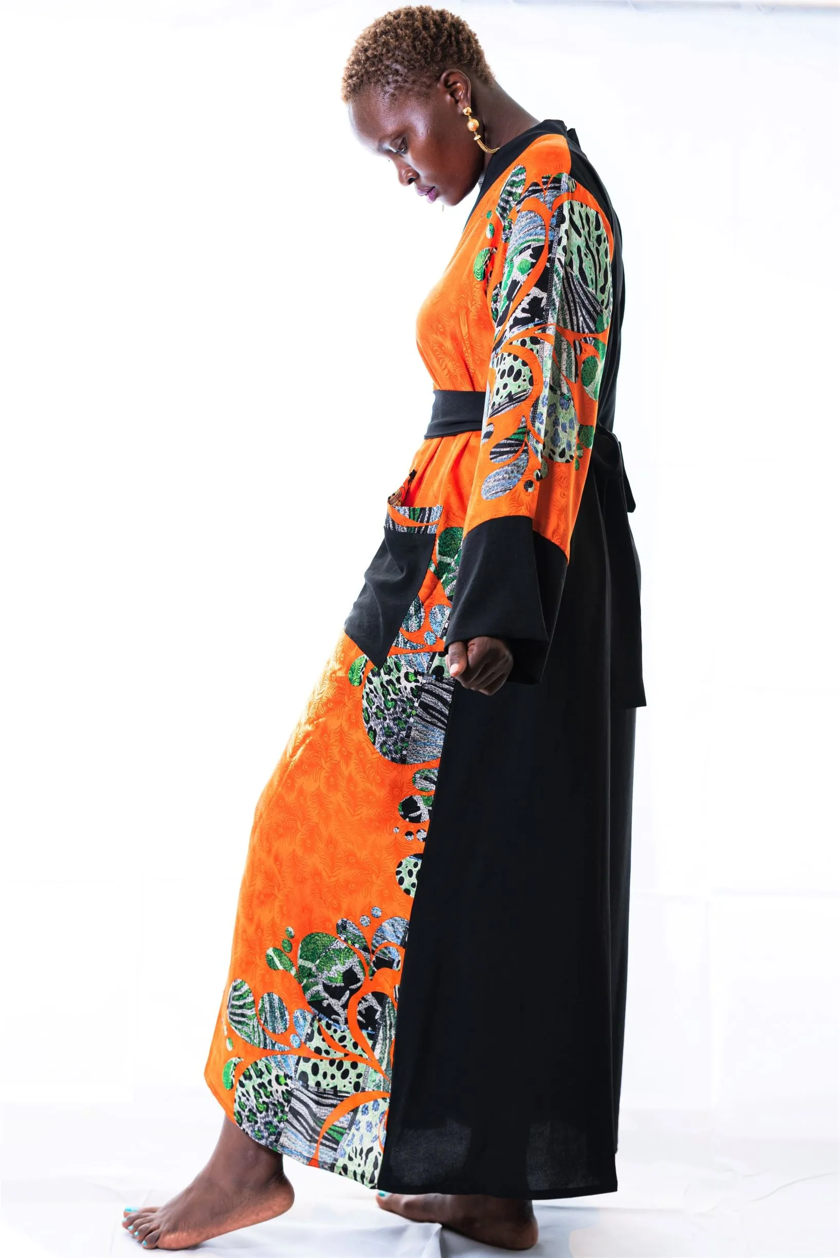 Caroline Silk Kimono Robe