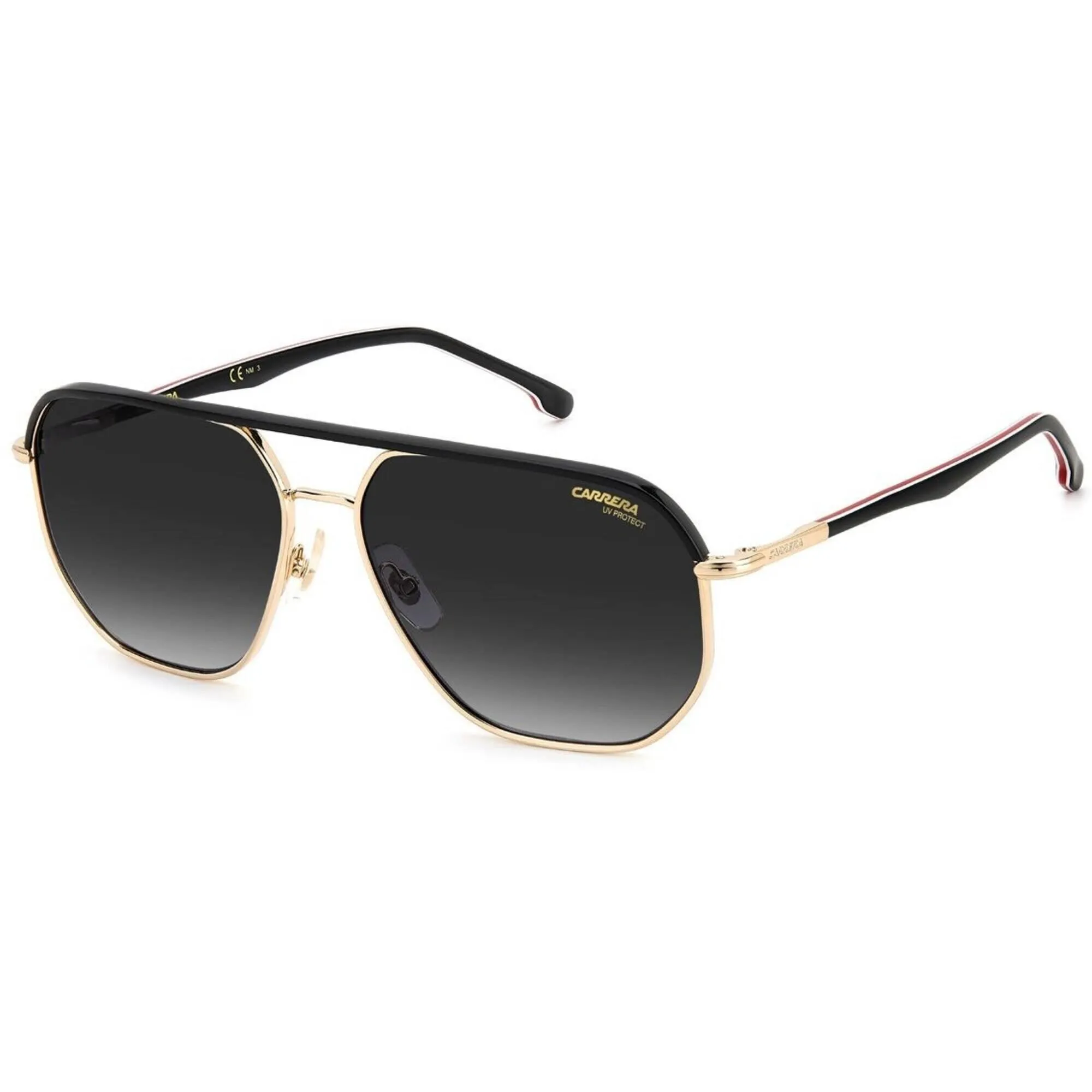 Carrera Men's Sunglasses - Full Rim Geometric Frame Grey Shaded Lens | CA304S 0W97