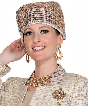 Champagne Italy Church Hat 6051