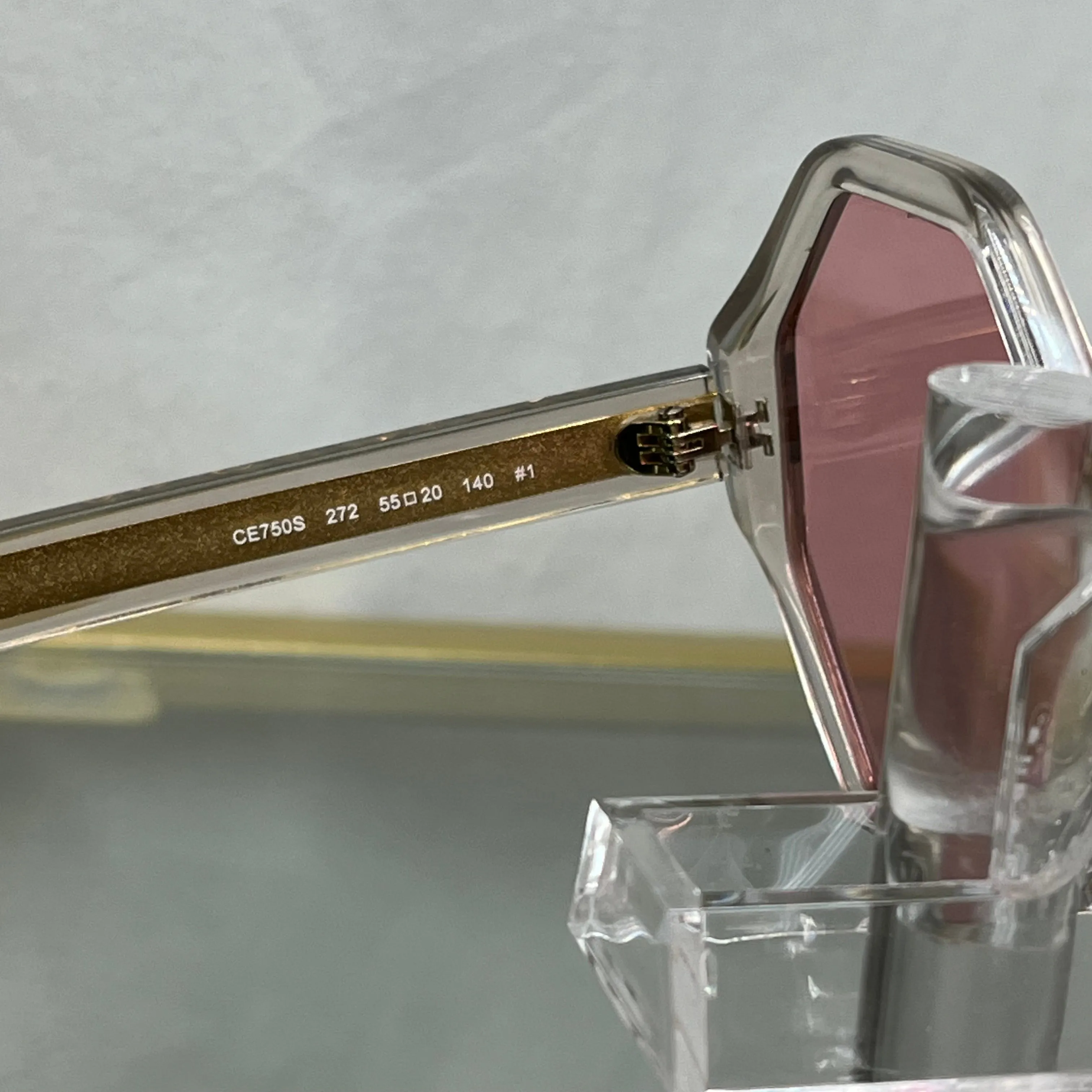 CHLOE CE750S Geometric Pink Sunglasses