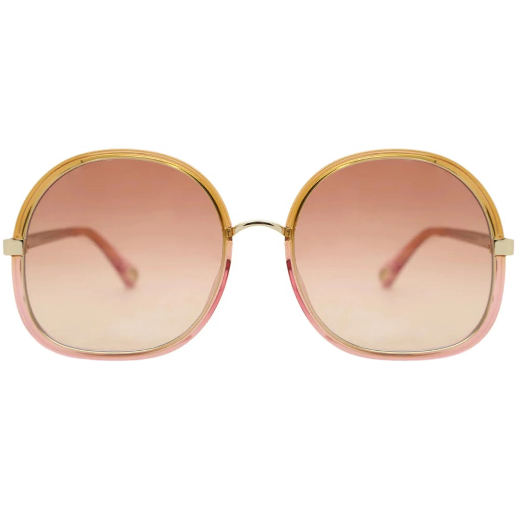 Chloe Women's Sunglasses - Gradient Orange Lens Acetate Frame | CH0029S-30009789002