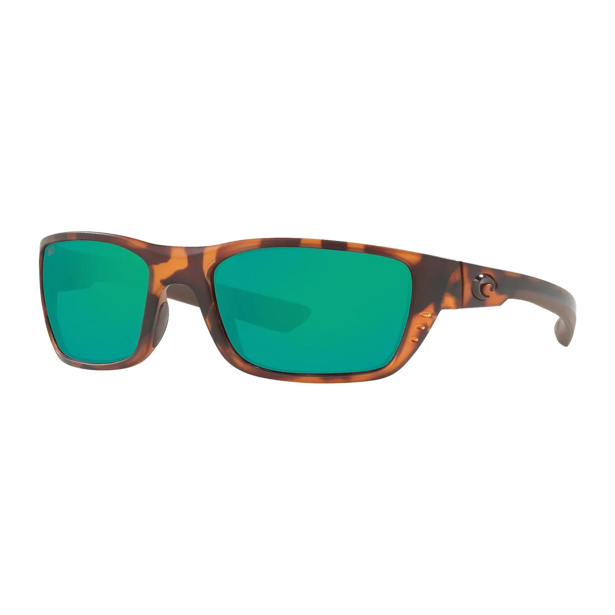 Costa Whitetip Sunglasses Green Mirror Matte Retro Tortoise 580P C-Mate