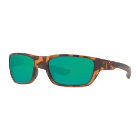 Costa Whitetip Sunglasses Green Mirror Matte Retro Tortoise 580P C-Mate
