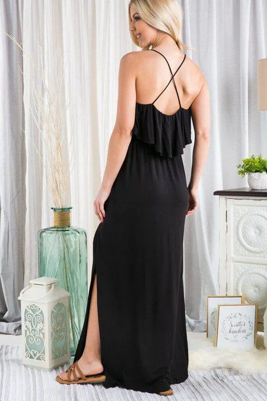Crisscross Maxi Dress
