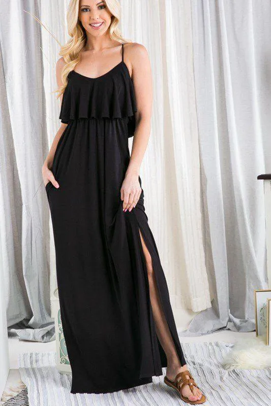 Crisscross Maxi Dress