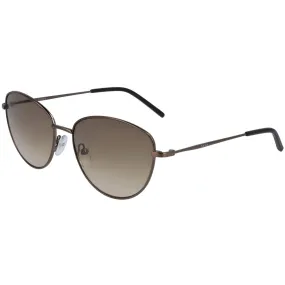 Dkny Women's Sunglasses - Metal Cat Eye Frame Brown Grad Lens | DKNY DK103S 210