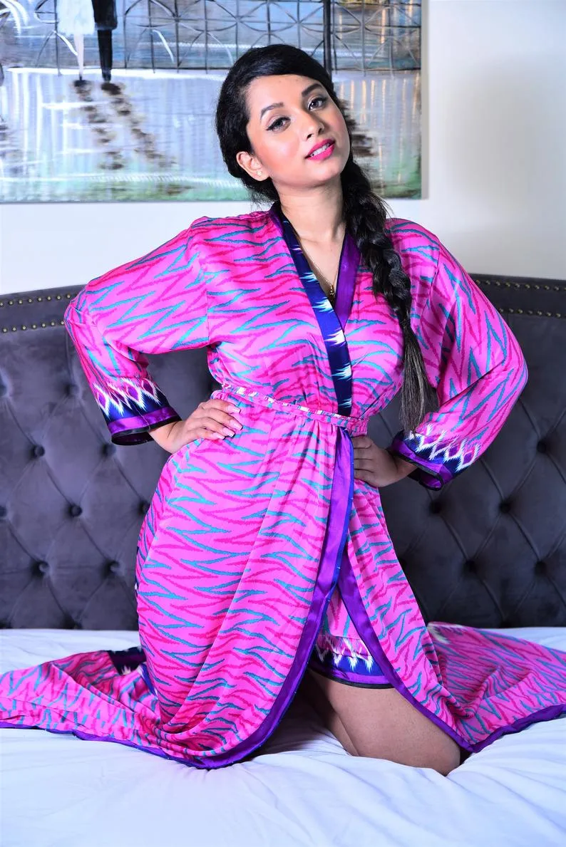 Ella Pink Kimono Robe
