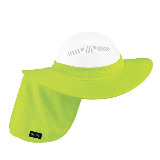 Ergodyne Chill-Its Hard Hat Wide Brim w/ Neck Shade