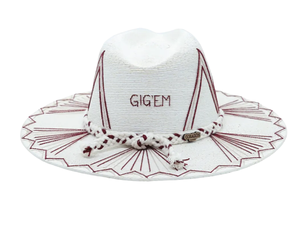 Exclusive Texas A&M Inspired Isabella Hat by Corazon Playero