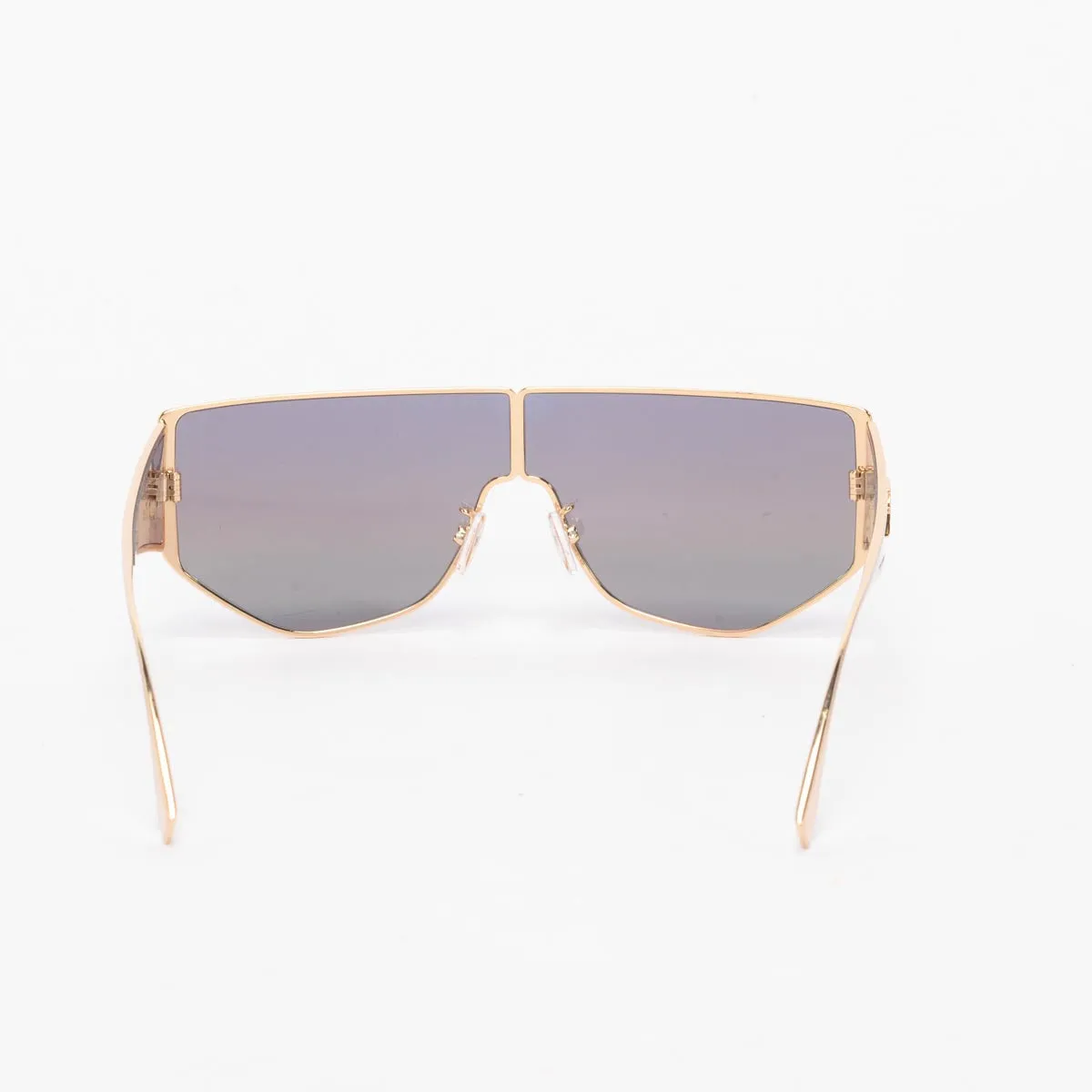 Fendi Blue Disco Geometric Sunglasses