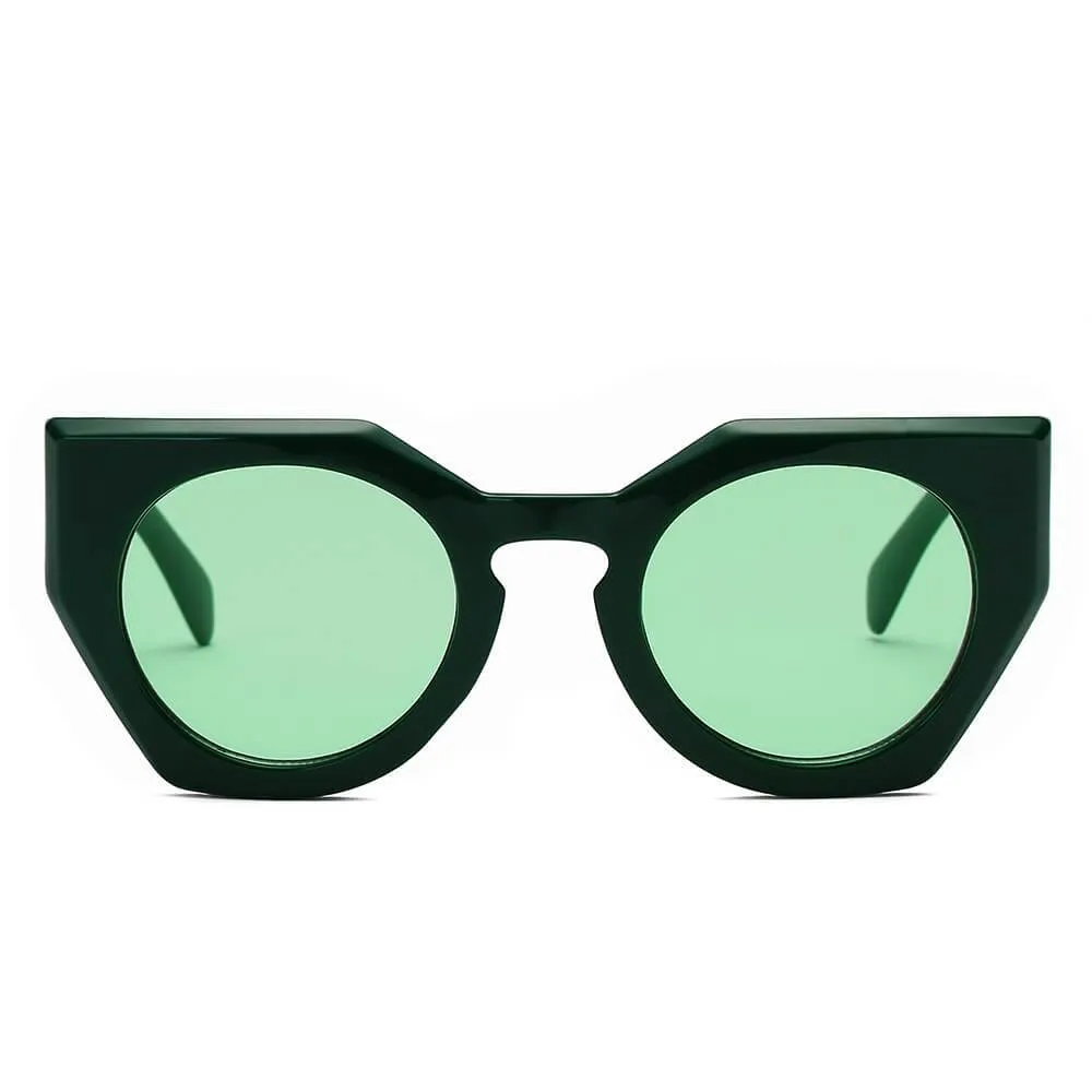 Geometric Glam Sunglasses