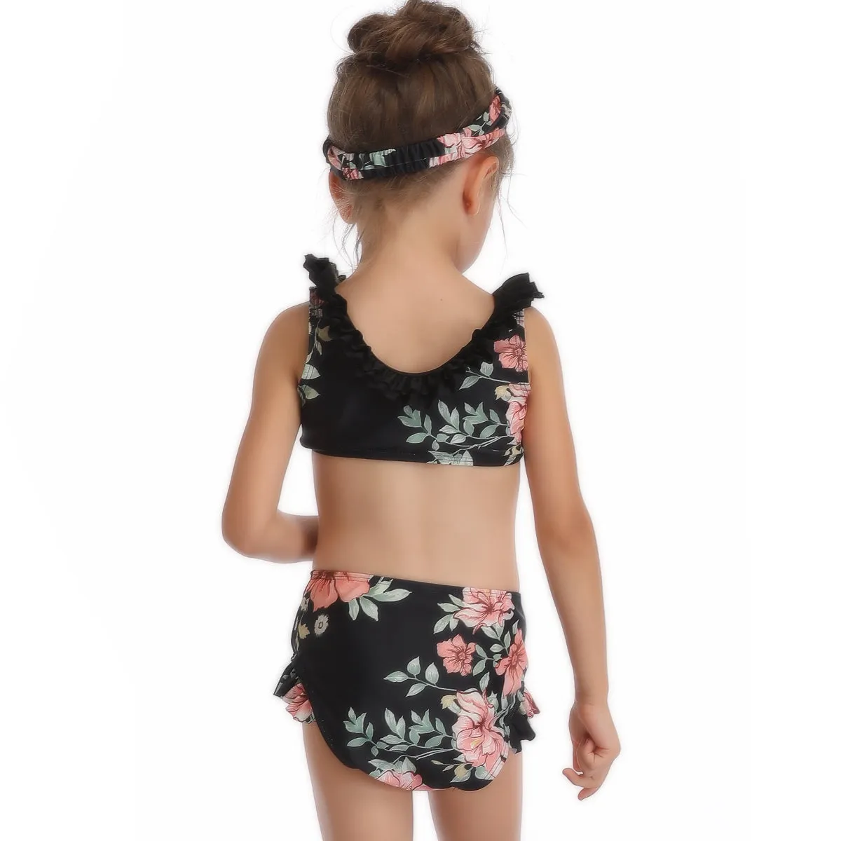 Glamorous Cutout V-neck Print One Piece Mommy and Me Swimsuits