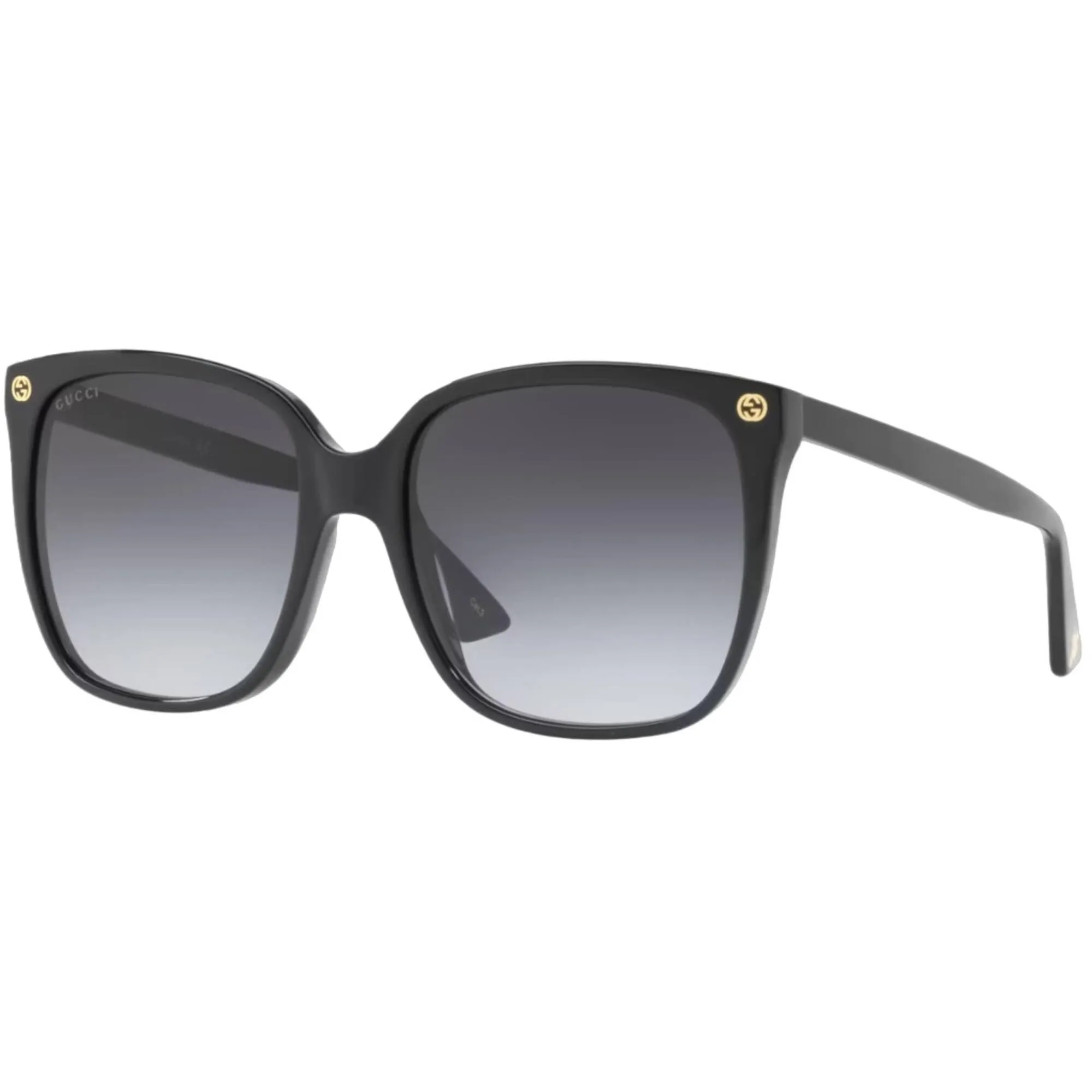 Gucci Women's Sunglasses - Full Rim Black Acetate Square Shape Frame | GG0022S 001