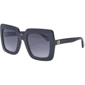 Gucci Women's Sunglasses - Full Rim Black Acetate Square Shape Frame | GG0328S 001