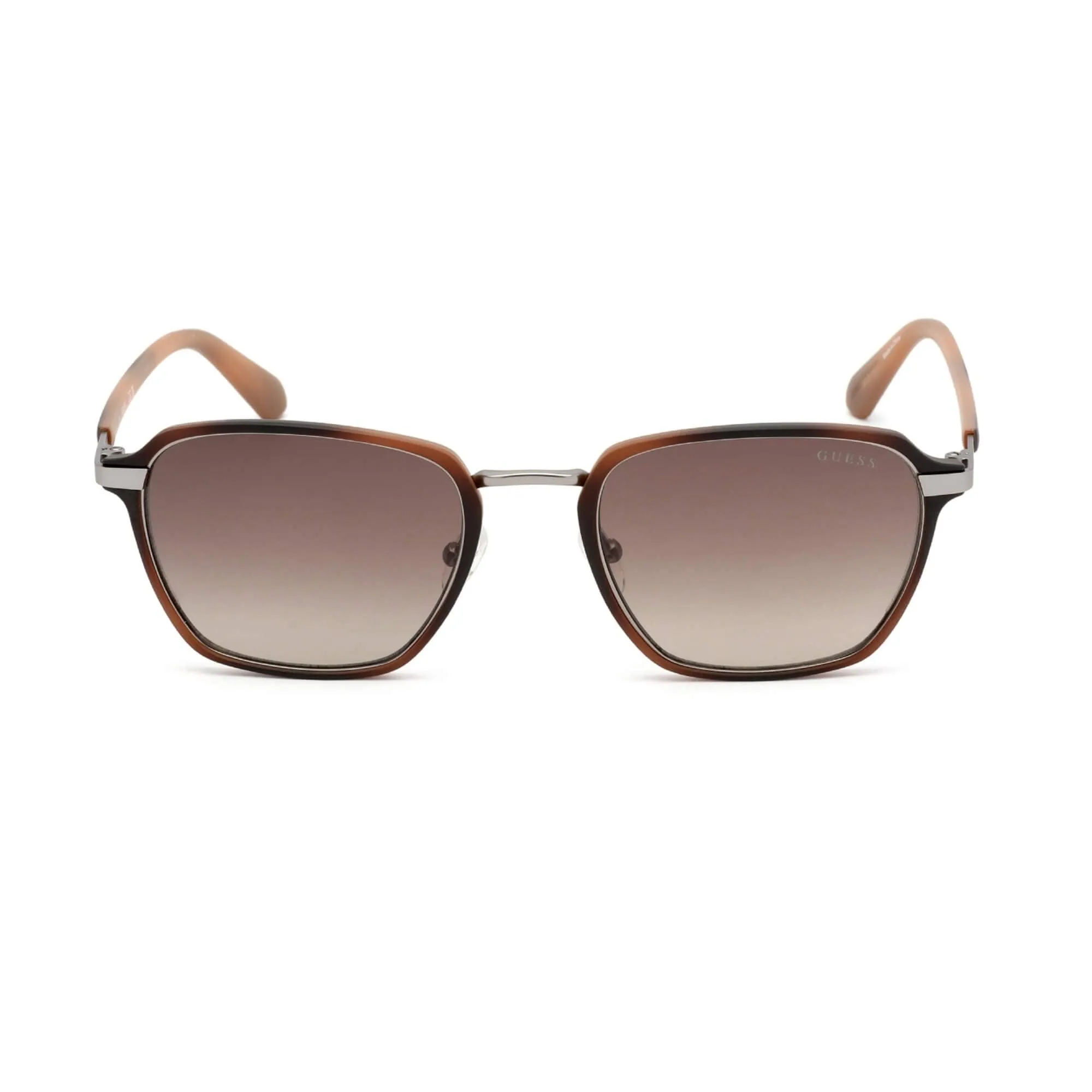 Guess Men's Sunglasses - Blonde Havana Frame Gradient Brown Lens | GU00030 53F