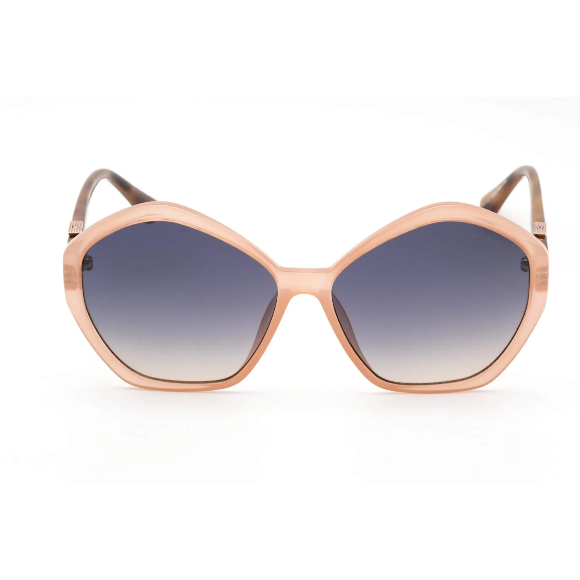 Guess Women's Sunglasses - Gradient Blue Lens Plastic Geometric Frame | GU7813 72W