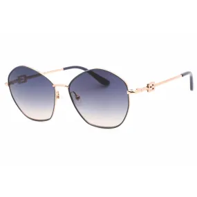 Guess Women's Sunglasses - Grey/Rose Gold Metal Geometric Shape Frame | GU7907 20B