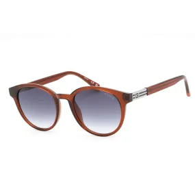 Guess Women's Sunglasses - Shiny Light Brown Plastic Full-Rim Frame | GU00040 45W