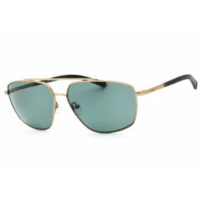 Harley Davidson Men's Sunglasses - Gold Metal Geometric Full Rim Frame | HD0978X 32R