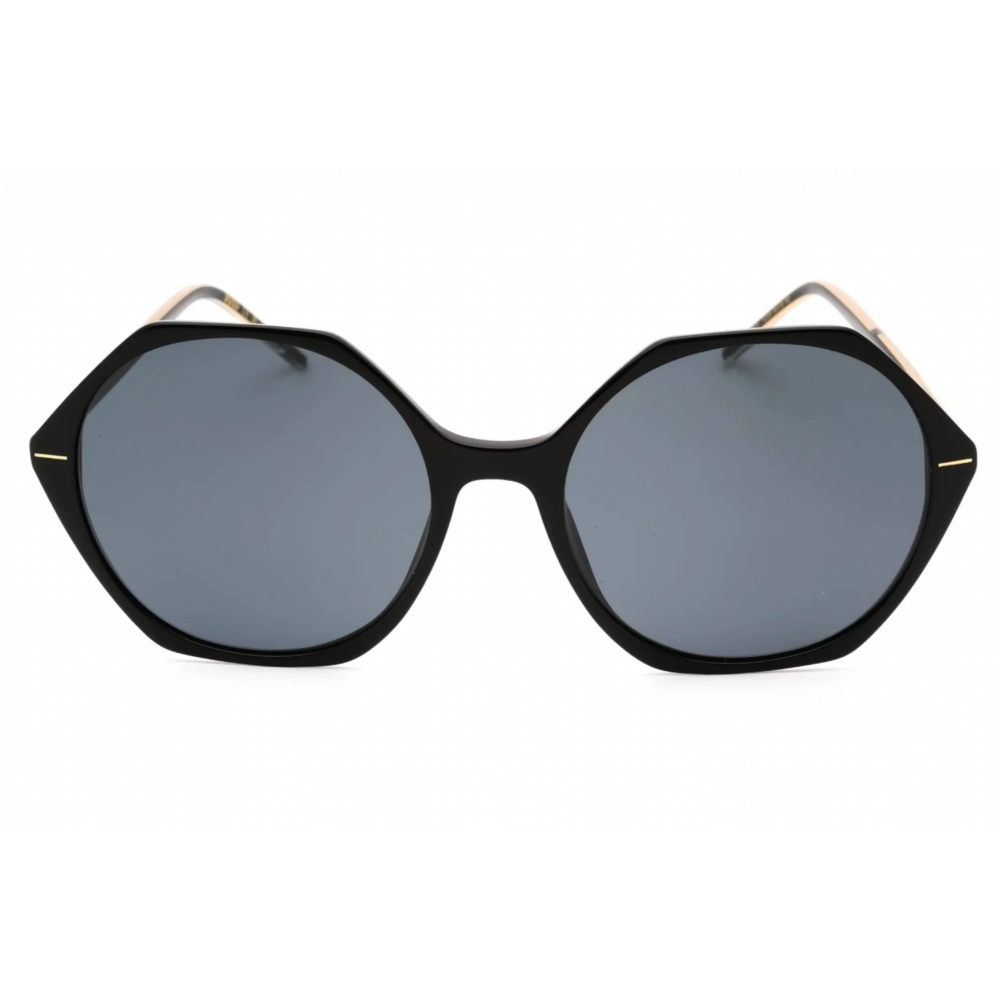 Hugo Boss Women's Sunglasses - Black Crystal Geometric Frame | BOSS 1585/S 07C5 IR