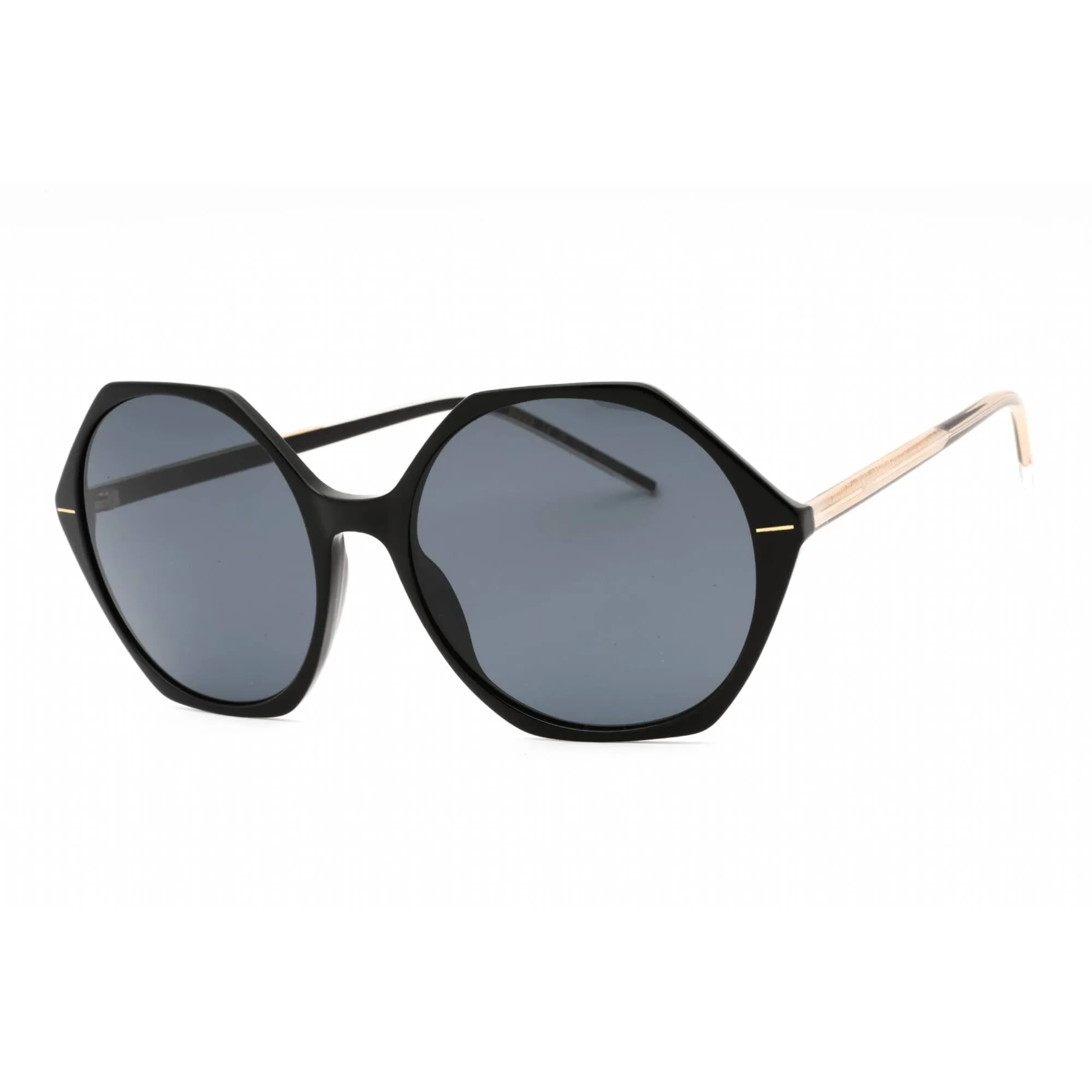 Hugo Boss Women's Sunglasses - Black Crystal Geometric Frame | BOSS 1585/S 07C5 IR