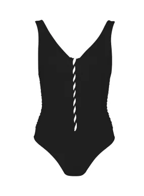 Karla Colletto Reed V-Neck One Piece
