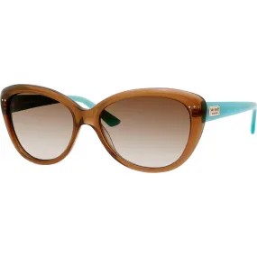 Kate Spade Women's Sunglasses - Tan Plastic Cat Eye Frame | ANGELIQUE/S US 0JVC