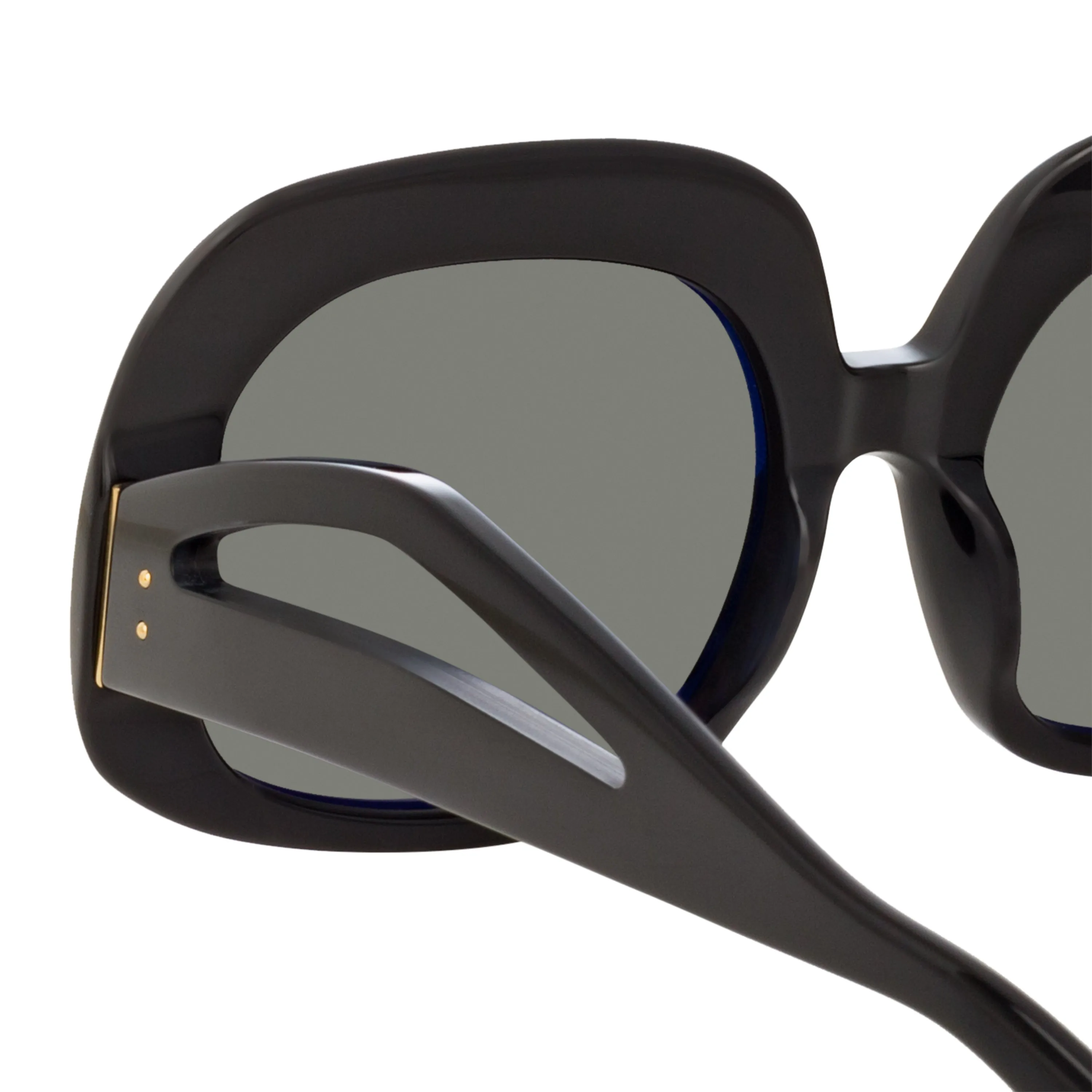 Lea Oversized Sunglasses in Black