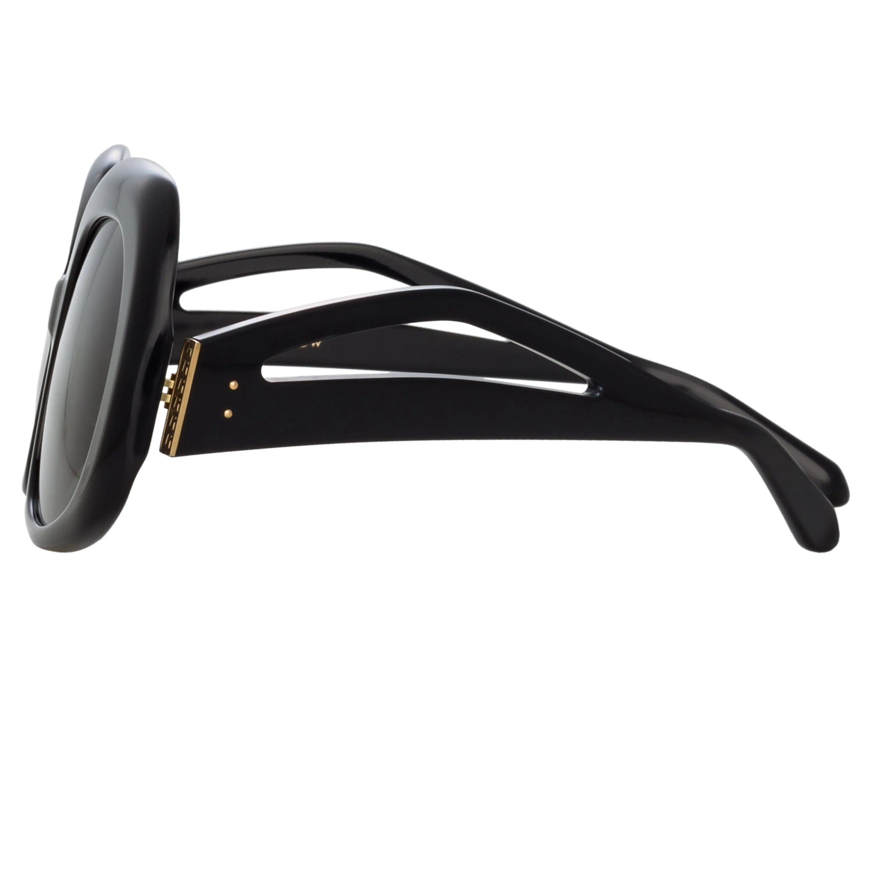 Lea Oversized Sunglasses in Black