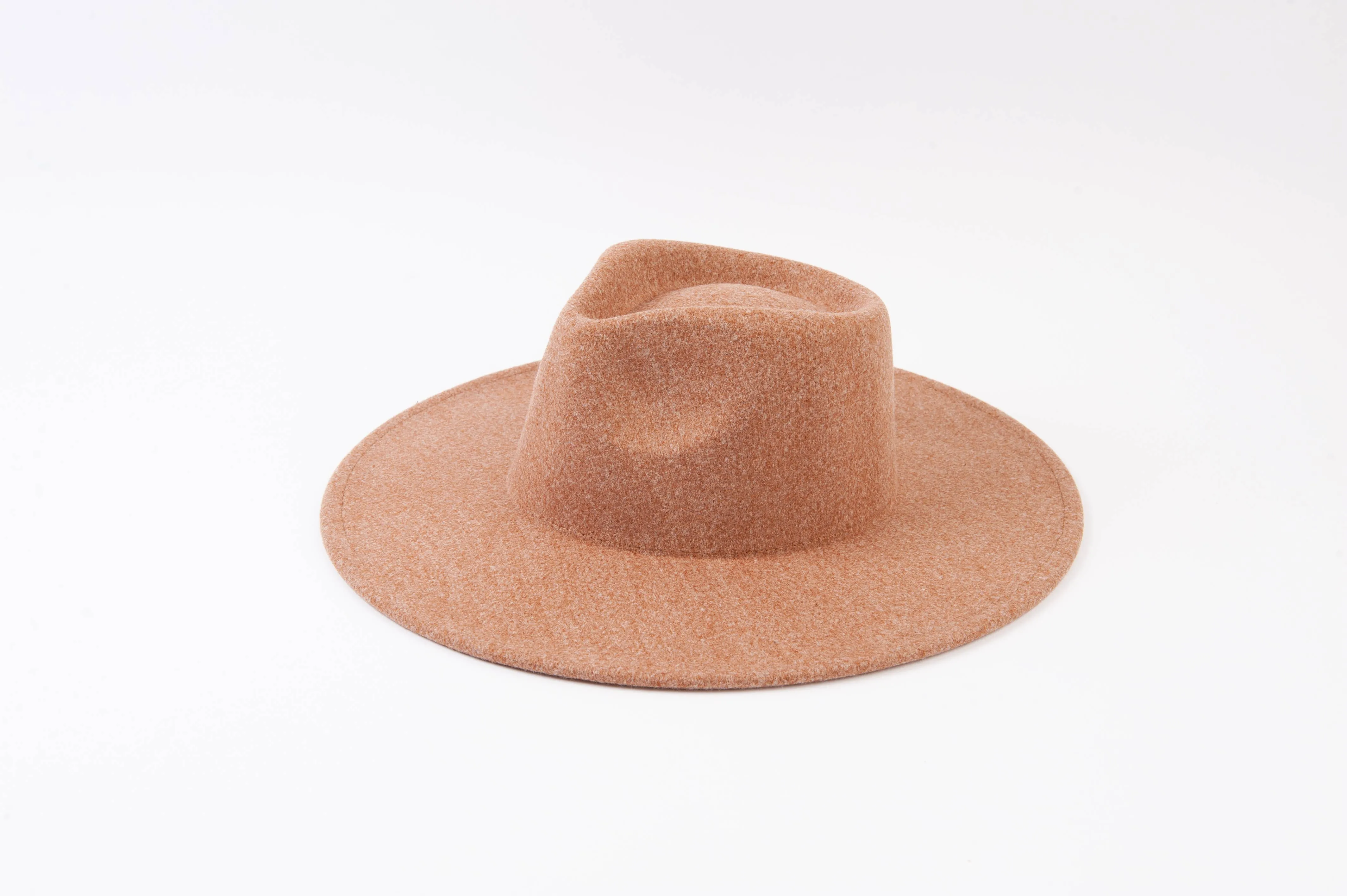 Lucca Couture - Ariel Vegan Felt Rancher - BROWN SUGAR
