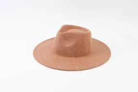 Lucca Couture - Ariel Vegan Felt Rancher - BROWN SUGAR